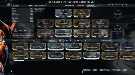 excalibur builds warframe|warframe excalibur umbra tank build.